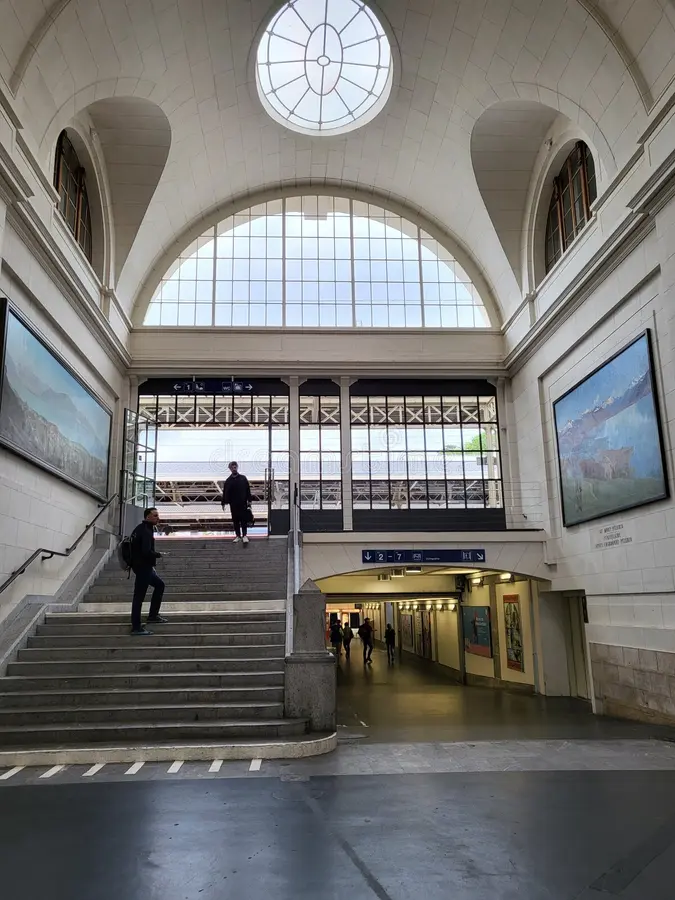 Prise en charge gare de Vevey